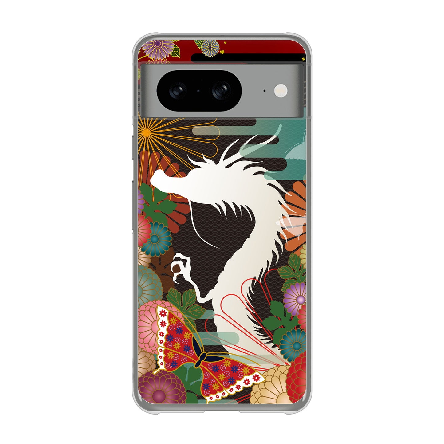 Google Pixel 8 635 白龍 ハードケース 背面印刷