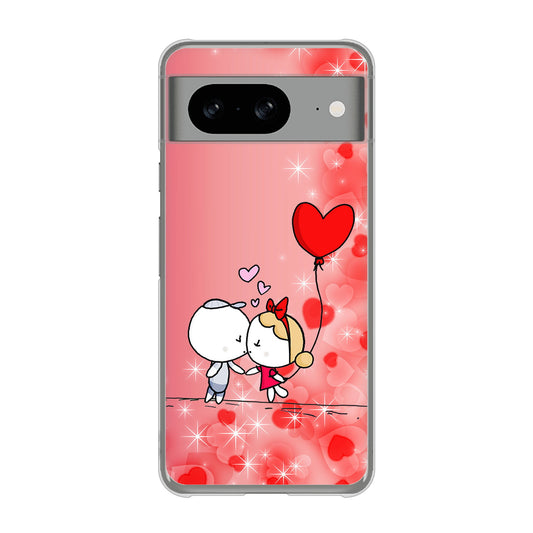 Google Pixel 8 高画質仕上げ 背面印刷 ハードケースカップル