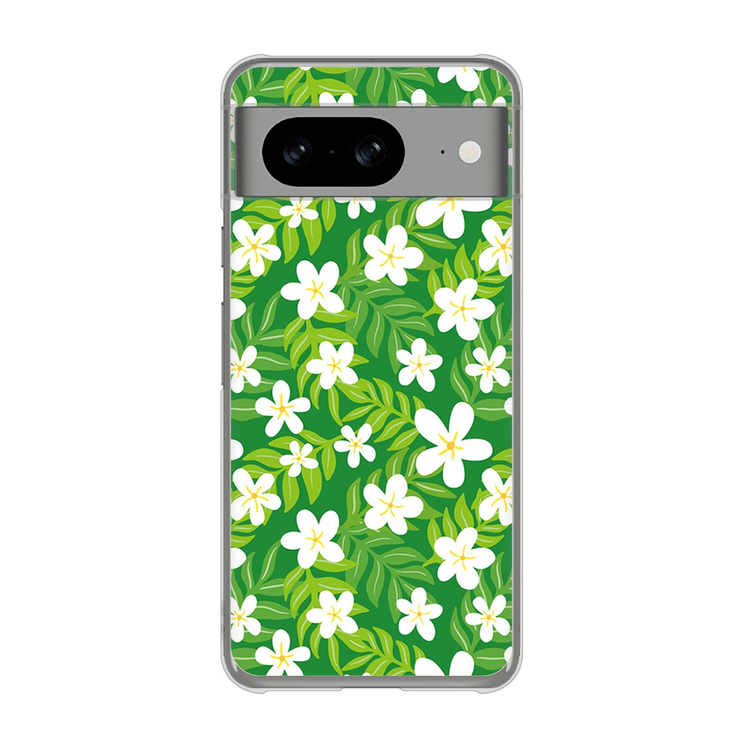 Google Pixel 8 760 ジャスミンの花畑 ハードケース 背面印刷
