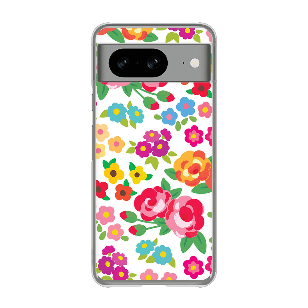 Google Pixel 8 776 5月のフラワーガーデン ハードケース 背面印刷
