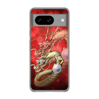 Google Pixel 8 高画質仕上げ 背面印刷 ハードケース龍