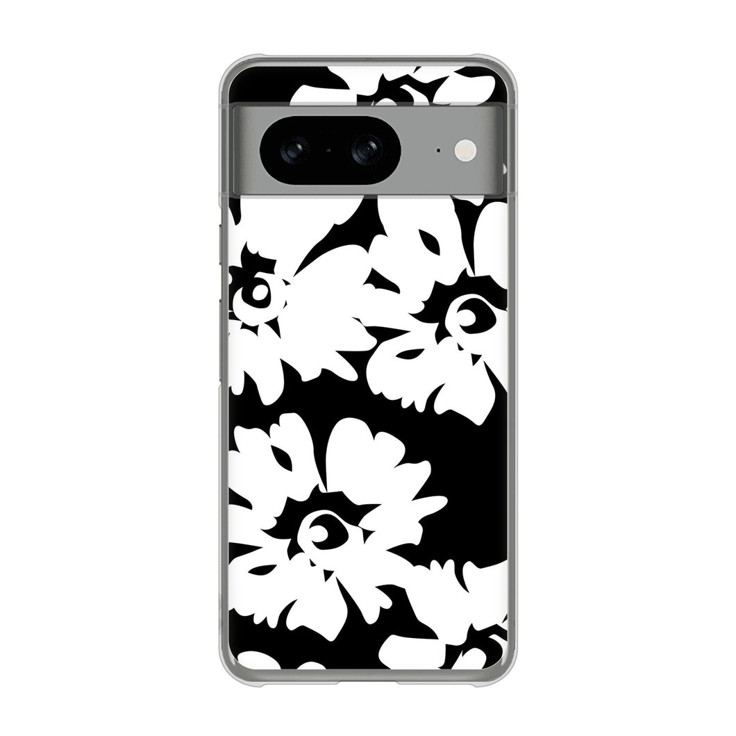 Google Pixel 8 1215 モダンフラワー ハードケース 背面印刷