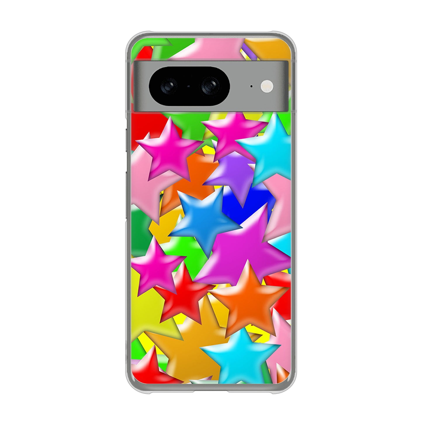 Google Pixel 8 1293 ランダムスター ハードケース 背面印刷