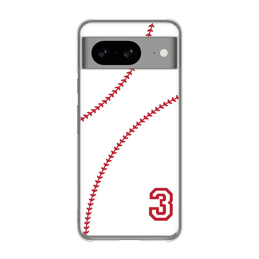 Google Pixel 8 高画質仕上げ 背面印刷 ハードケースbaseball