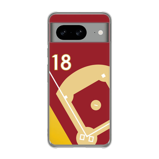 Google Pixel 8 高画質仕上げ 背面印刷 ハードケースbaseball