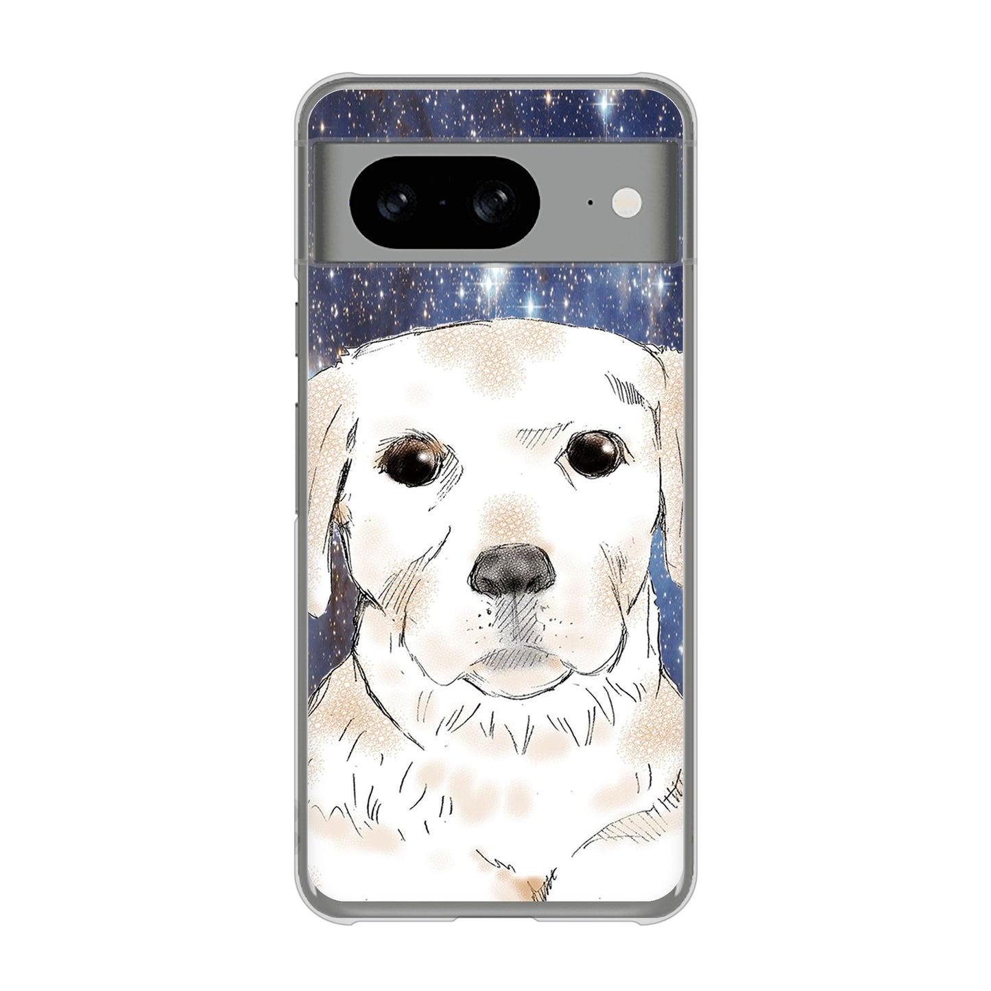 Google Pixel 8 高画質仕上げ 背面印刷 ハードケースラブラドールレトリバー