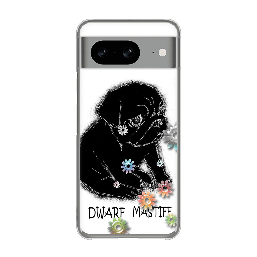 Google Pixel 8 高画質仕上げ 背面印刷 ハードケースパグ