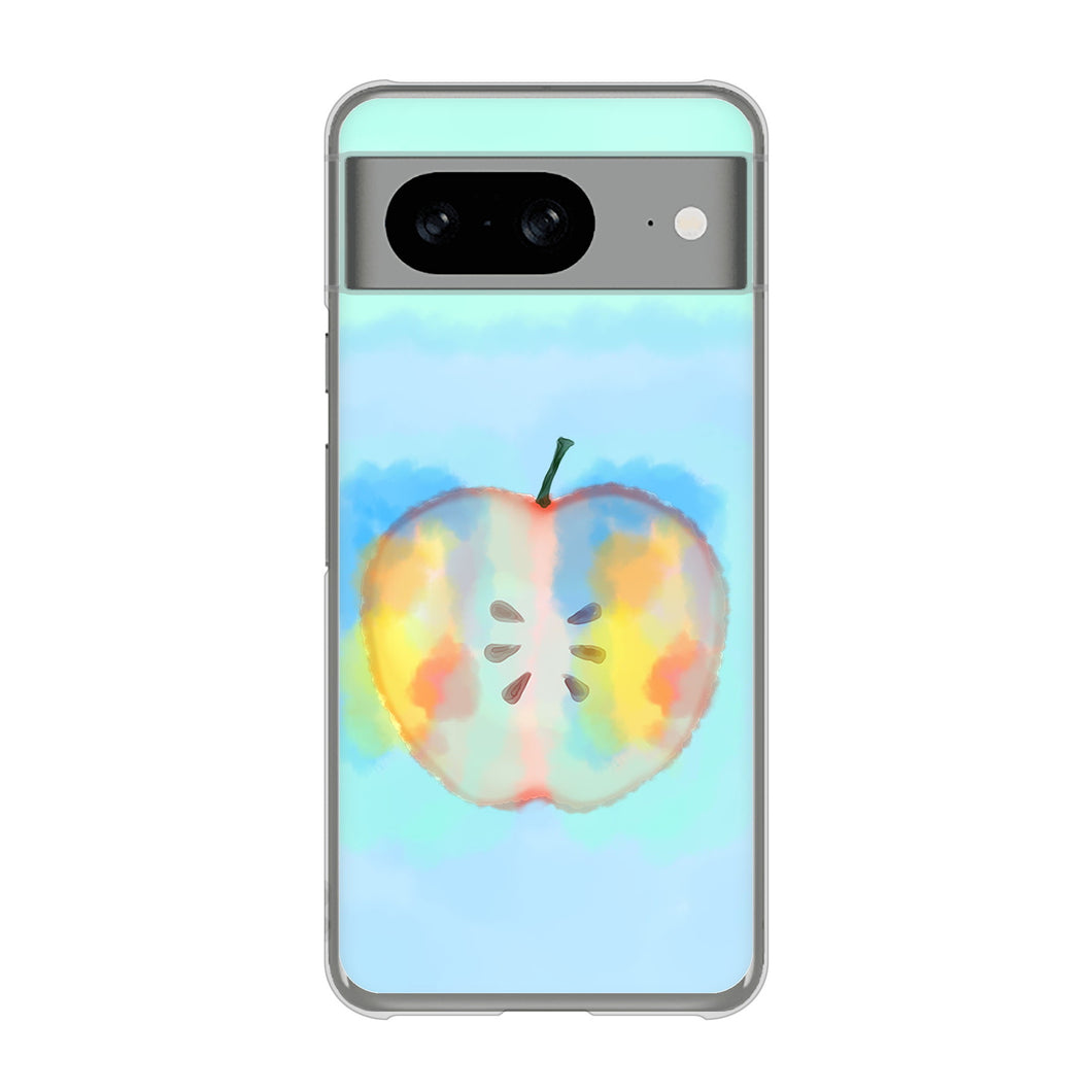 Google Pixel 8 YJ181 りんご 水彩181 ハードケース 背面印刷