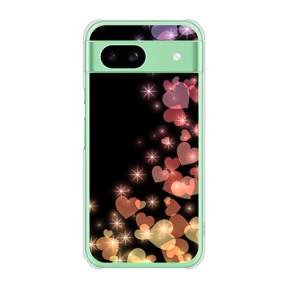 Google Pixel 8a 高画質仕上げ 背面印刷 ハードケースきらめきハート