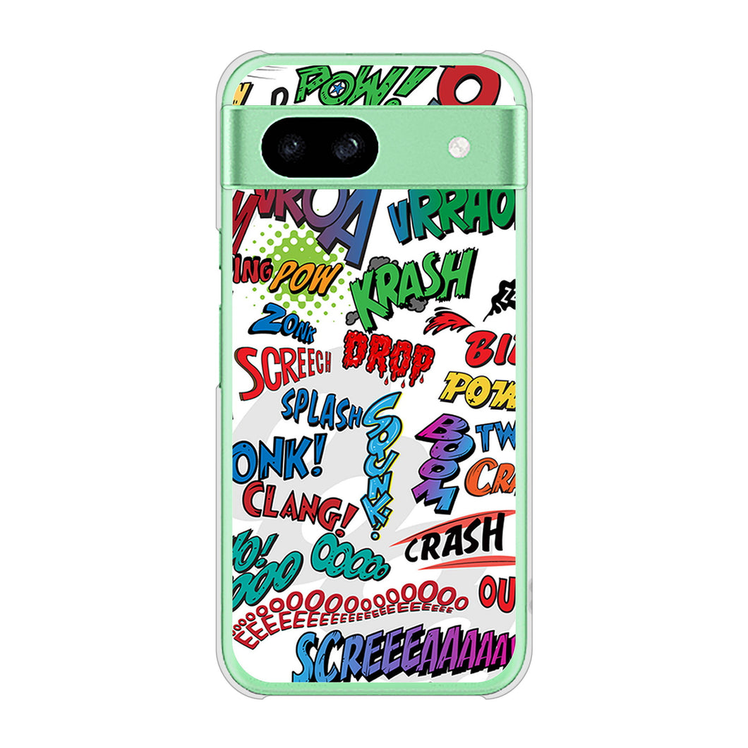 Google Pixel 8a 高画質仕上げ 背面印刷 ハードケース 【271 アメリカン キャッチコピー】