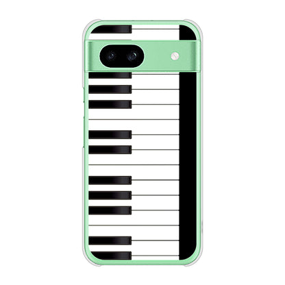 Google Pixel 8a 高画質仕上げ 背面印刷 ハードケースピアノ