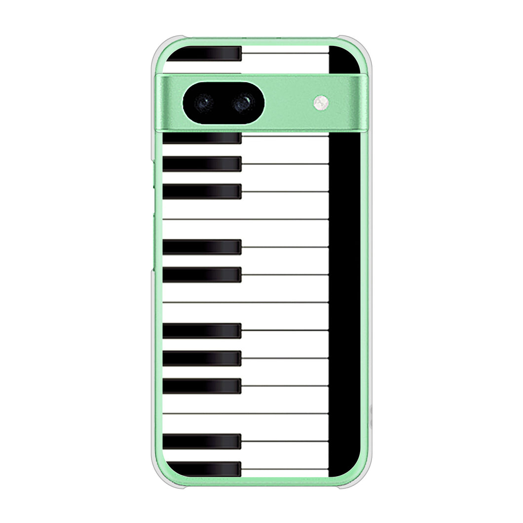 Google Pixel 8a 高画質仕上げ 背面印刷 ハードケースピアノ