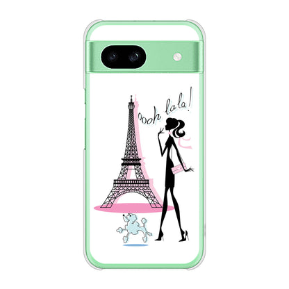 Google Pixel 8a 高画質仕上げ 背面印刷 ハードケースLOVE フランス