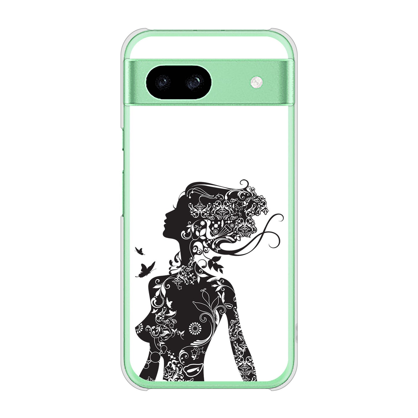 Google Pixel 8a 高画質仕上げ 背面印刷 ハードケース 【384 ボディアート】