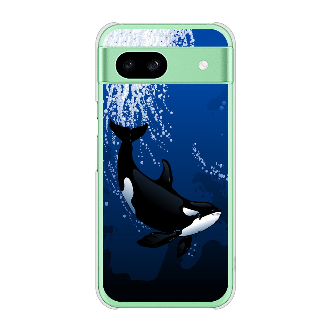 Google Pixel 8a 高画質仕上げ 背面印刷 ハードケース海の守り神