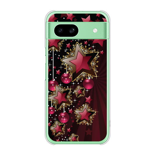 Google Pixel 8a 高画質仕上げ 背面印刷 ハードケース 【434 星の壁】