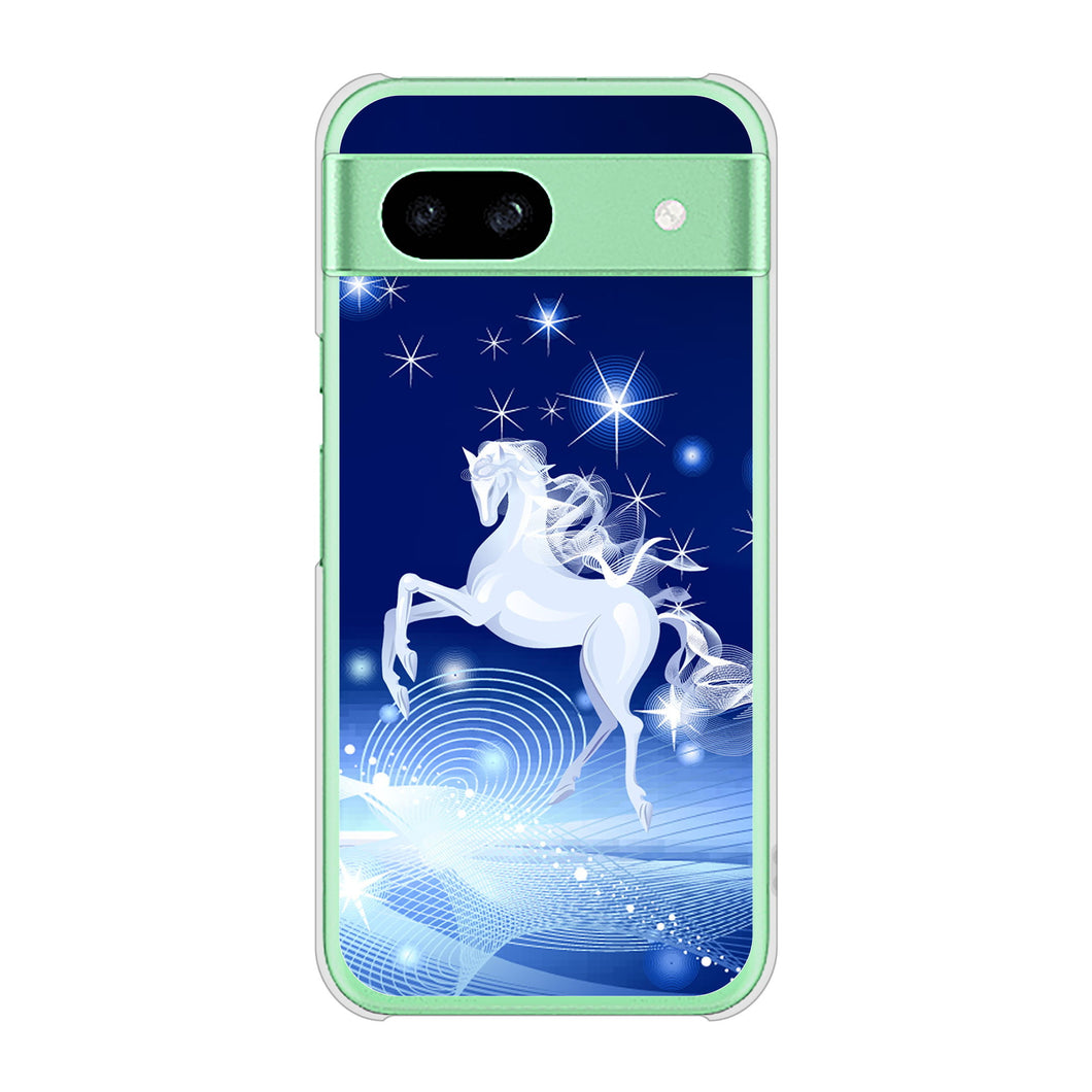 Google Pixel 8a 高画質仕上げ 背面印刷 ハードケース 【436 ペガサス】