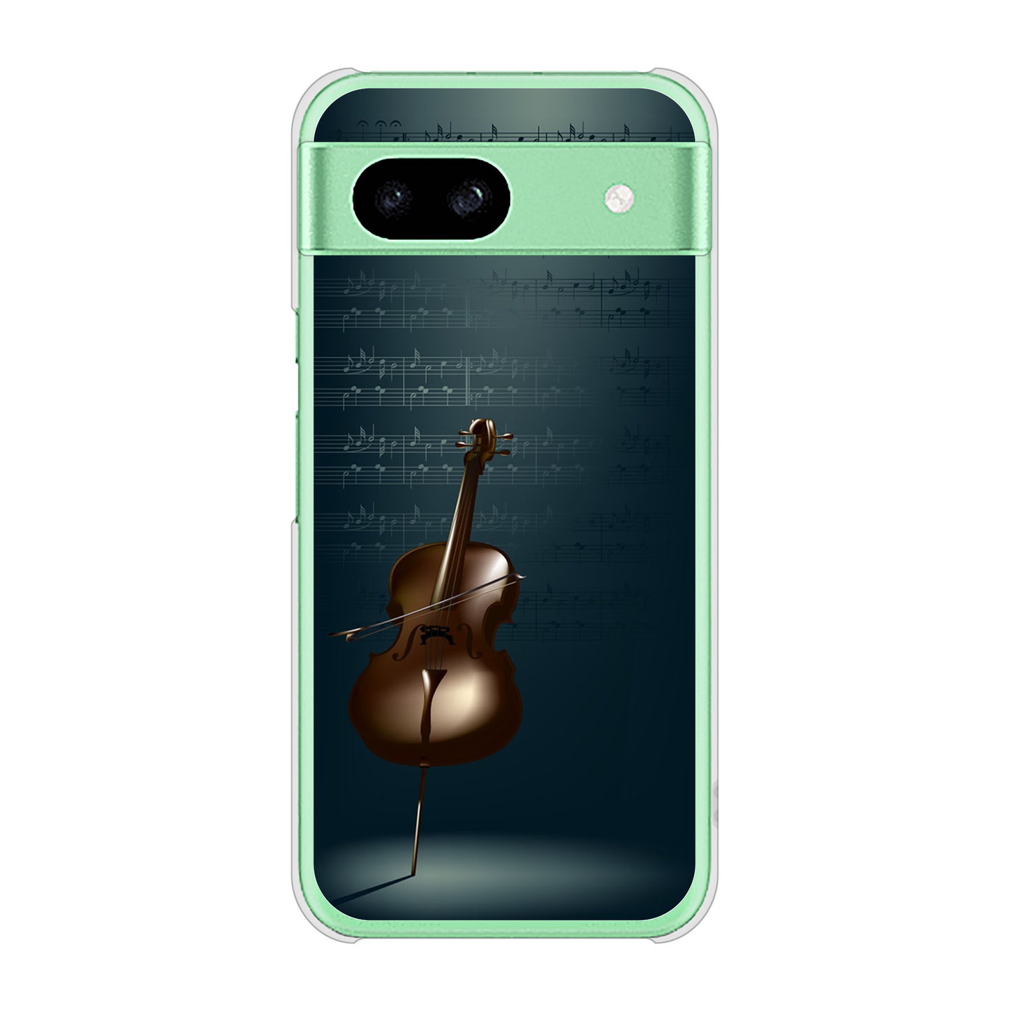 Google Pixel 8a 高画質仕上げ 背面印刷 ハードケース 【441 楽譜】