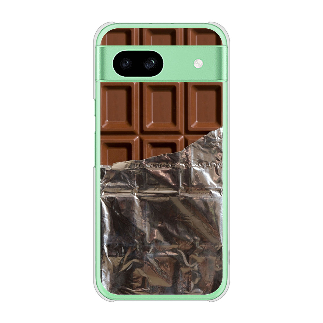 Google Pixel 8a 高画質仕上げ 背面印刷 ハードケース板チョコ