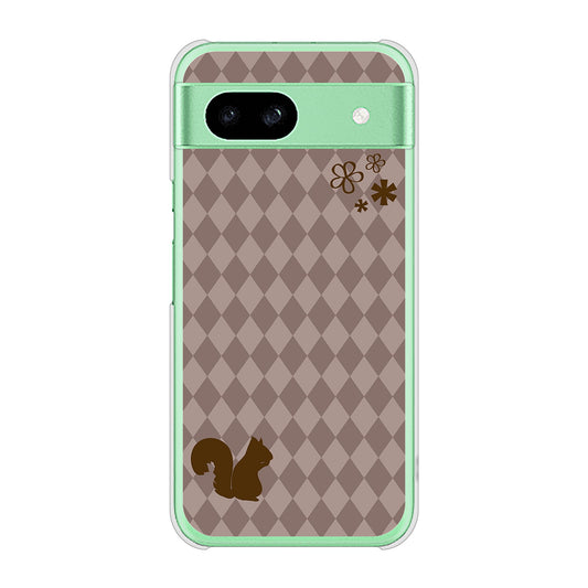 Google Pixel 8a 高画質仕上げ 背面印刷 ハードケース 【515 リス】