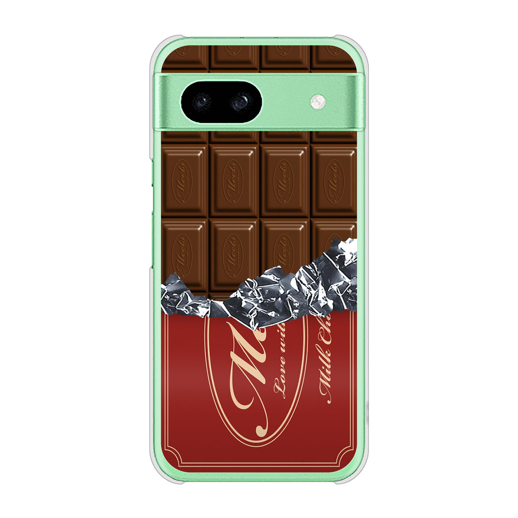 Google Pixel 8a 高画質仕上げ 背面印刷 ハードケース板チョコ