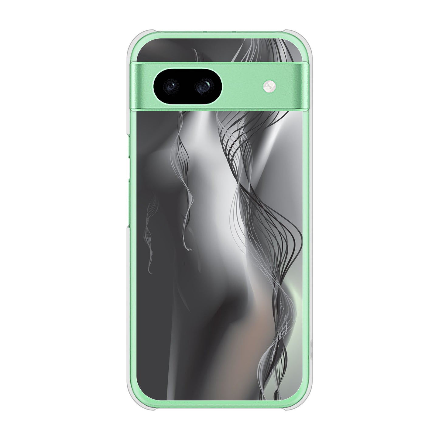 Google Pixel 8a 高画質仕上げ 背面印刷 ハードケース 【566 ボディウォール】