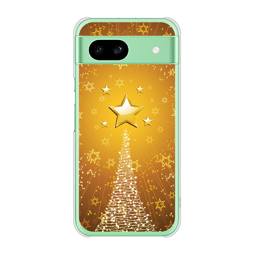 Google Pixel 8a 高画質仕上げ 背面印刷 ハードケースクリスマス
