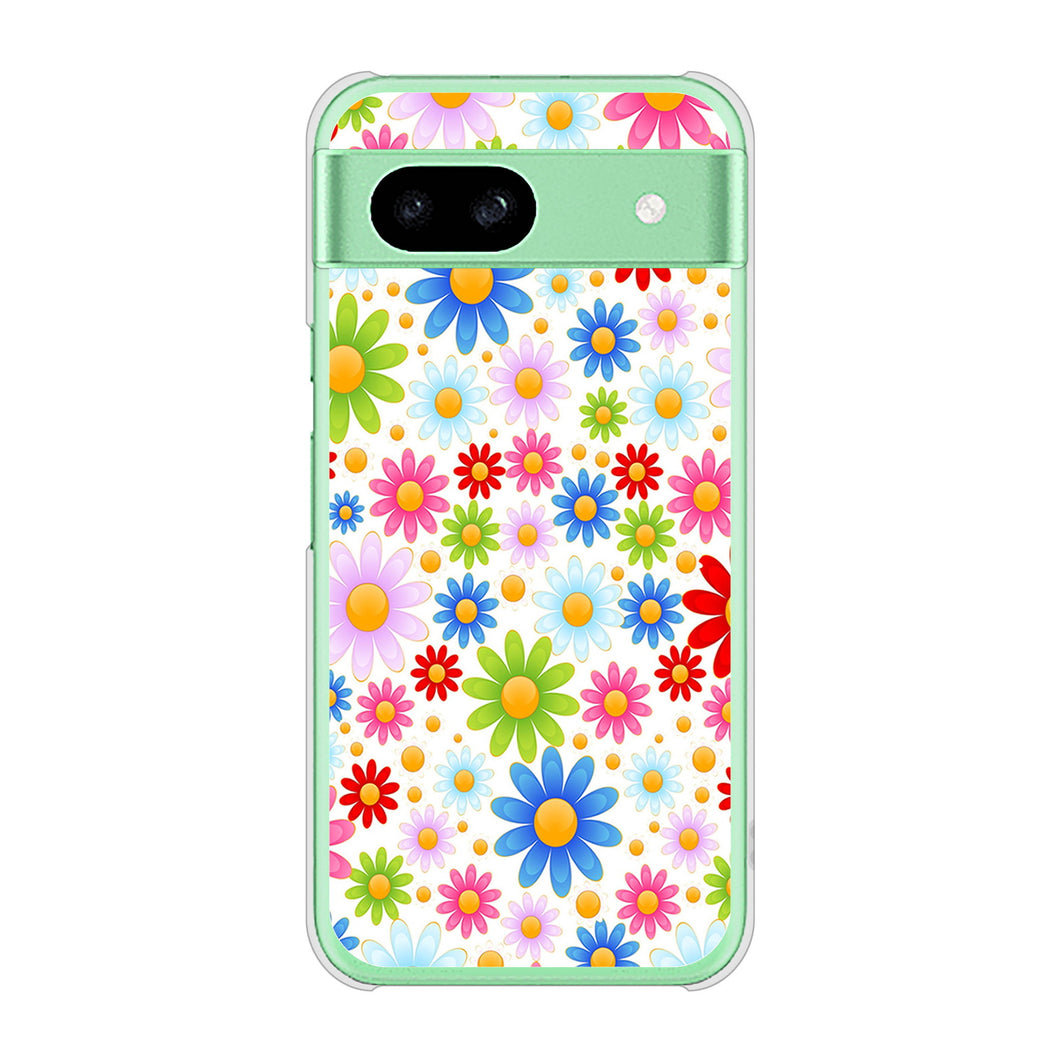 Google Pixel 8a 高画質仕上げ 背面印刷 ハードケースリバティプリント