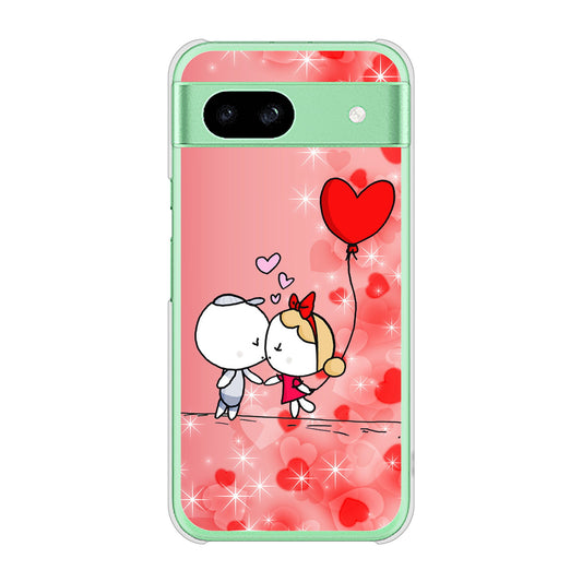 Google Pixel 8a 高画質仕上げ 背面印刷 ハードケースカップル