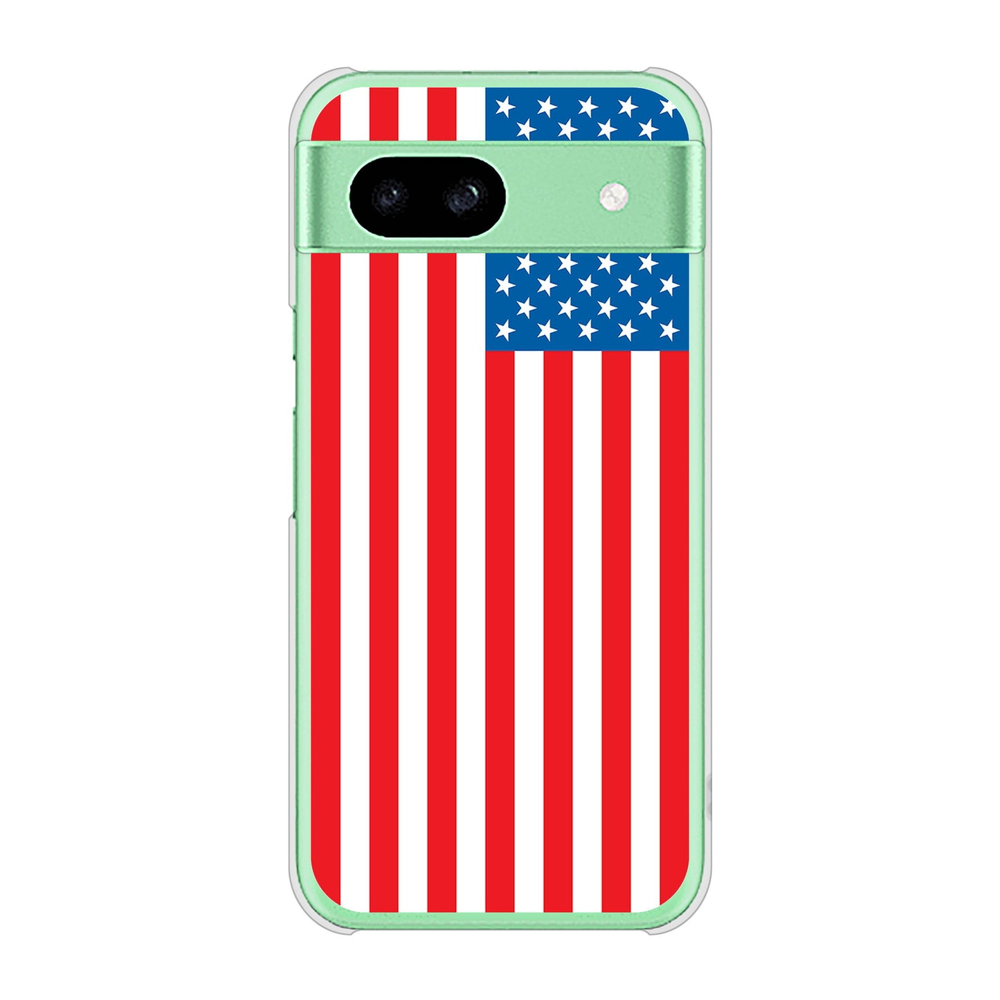 Google Pixel 8a 高画質仕上げ 背面印刷 ハードケース国旗