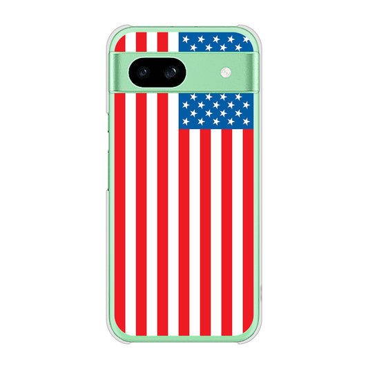 Google Pixel 8a 高画質仕上げ 背面印刷 ハードケース国旗