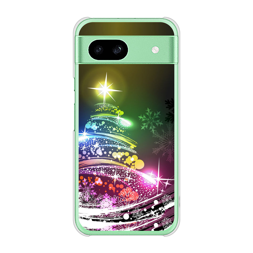 Google Pixel 8a 高画質仕上げ 背面印刷 ハードケースクリスマス