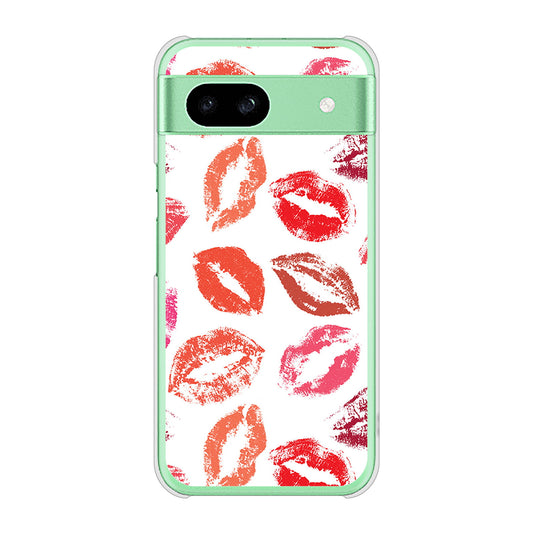 Google Pixel 8a 高画質仕上げ 背面印刷 ハードケース 【734 キスkissキス】