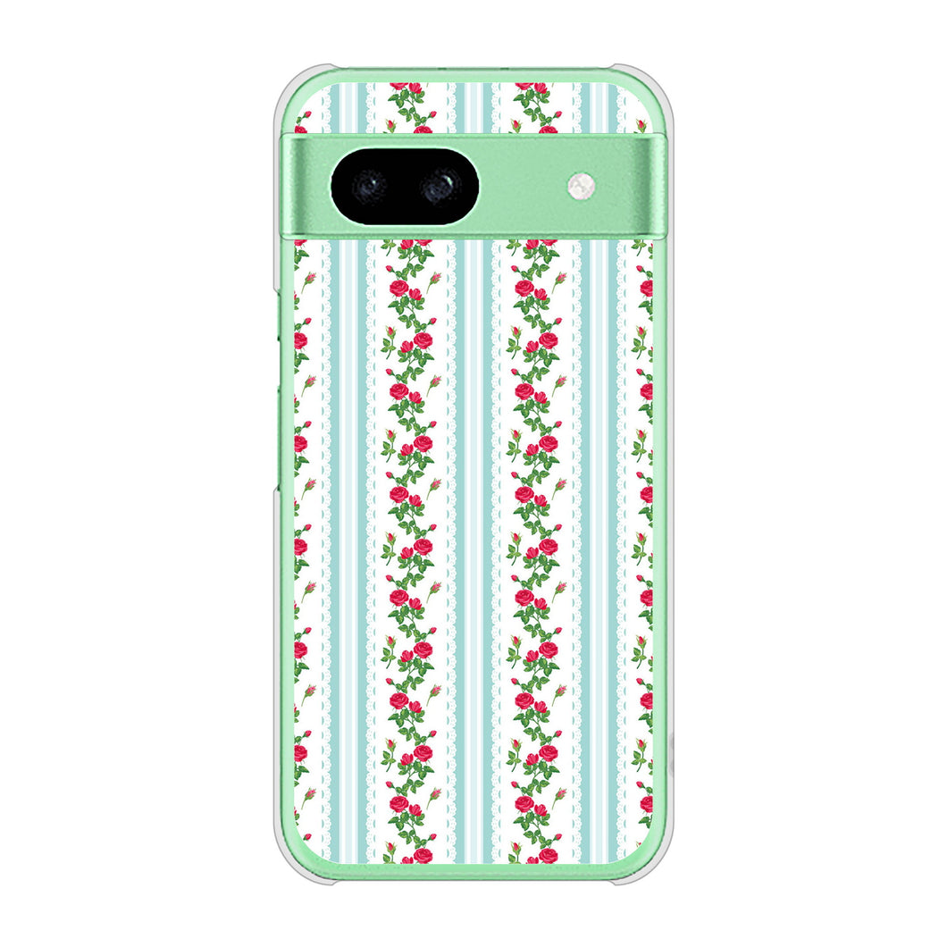 Google Pixel 8a 高画質仕上げ 背面印刷 ハードケースイングリッシュガーデン