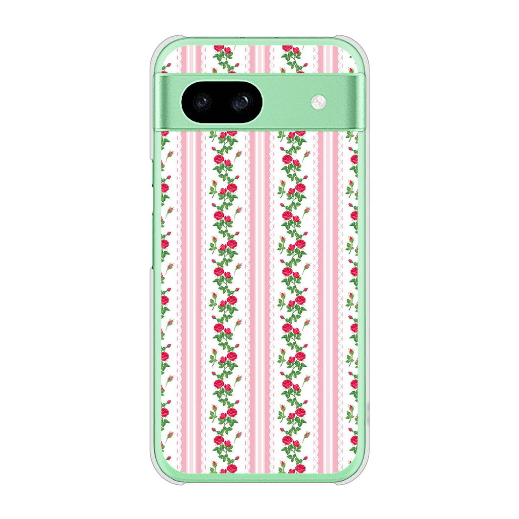 Google Pixel 8a 高画質仕上げ 背面印刷 ハードケースイングリッシュガーデン