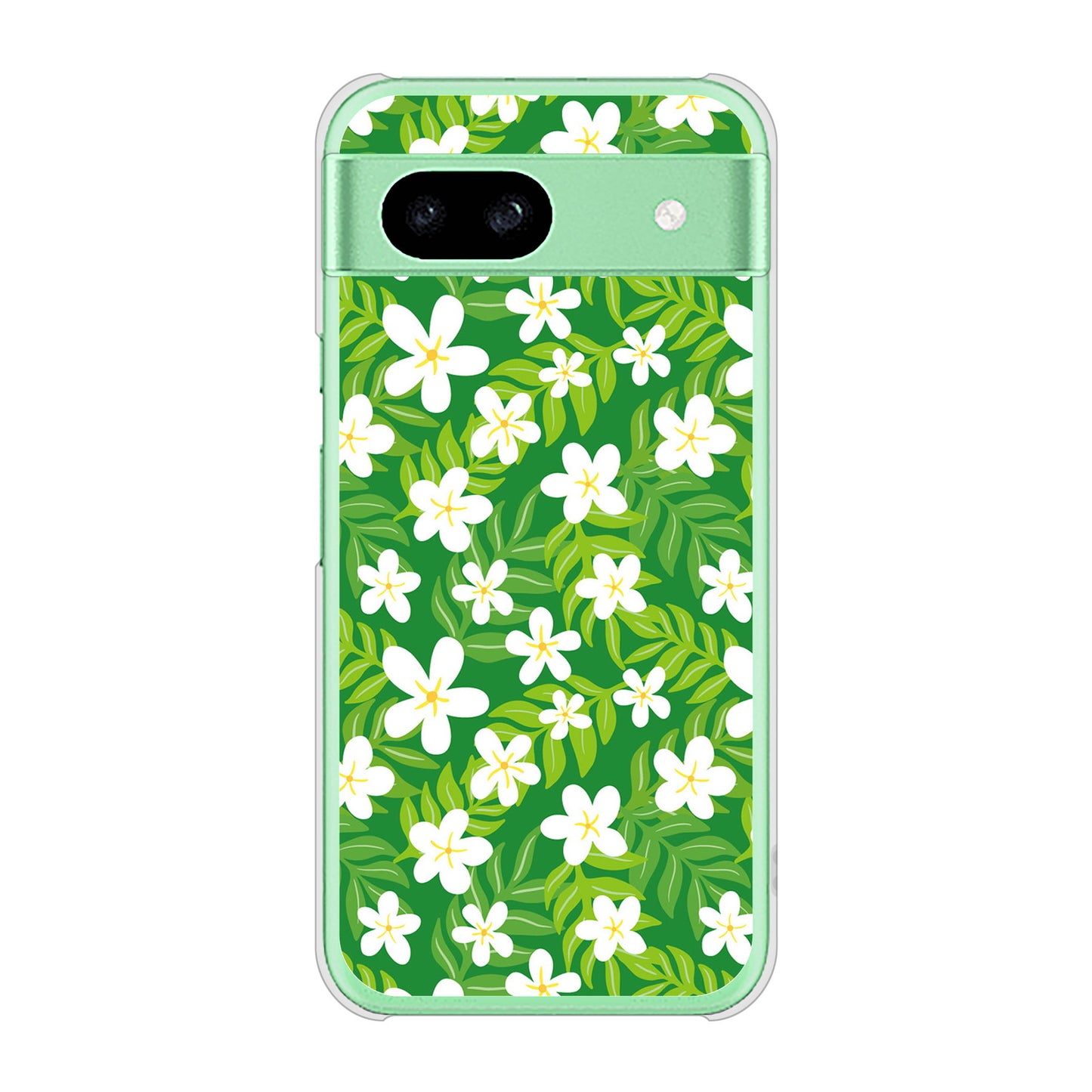 Google Pixel 8a 高画質仕上げ 背面印刷 ハードケース 【760 ジャスミンの花畑】