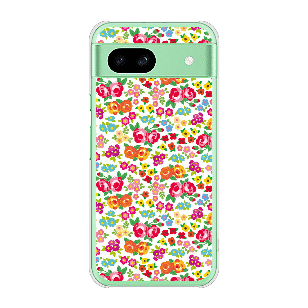 Google Pixel 8a 高画質仕上げ 背面印刷 ハードケースリバティプリント