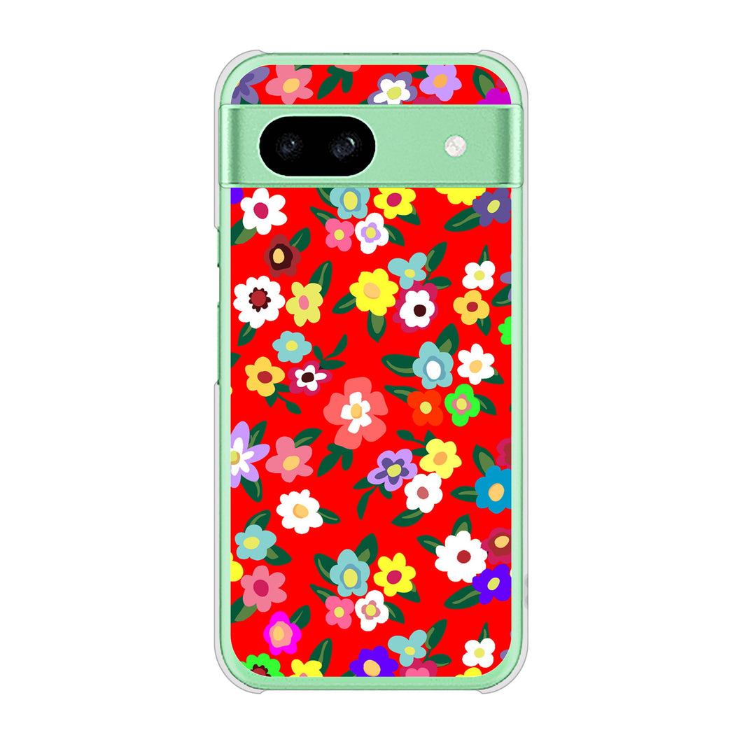 Google Pixel 8a 高画質仕上げ 背面印刷 ハードケースリバティプリント