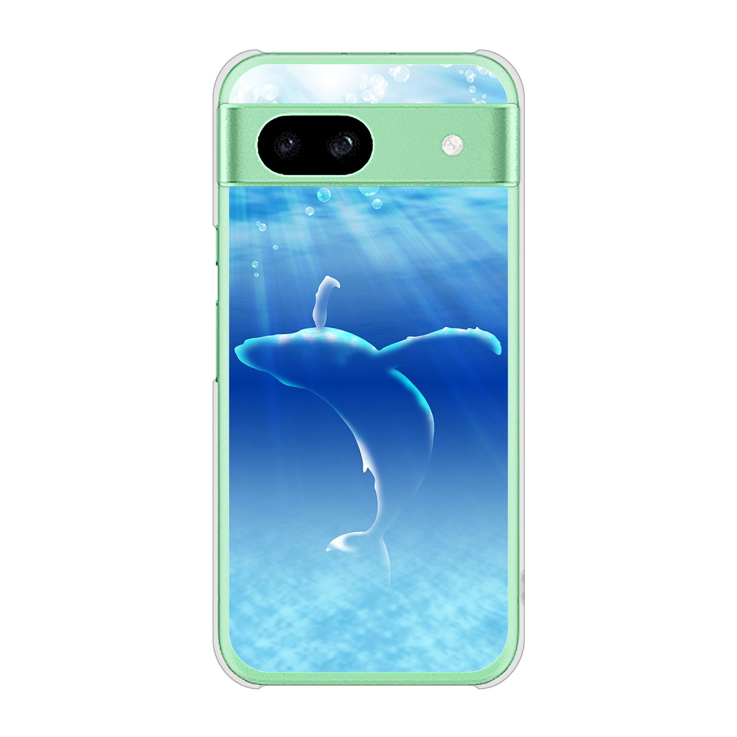 Google Pixel 8a 高画質仕上げ 背面印刷 ハードケース海の守り神