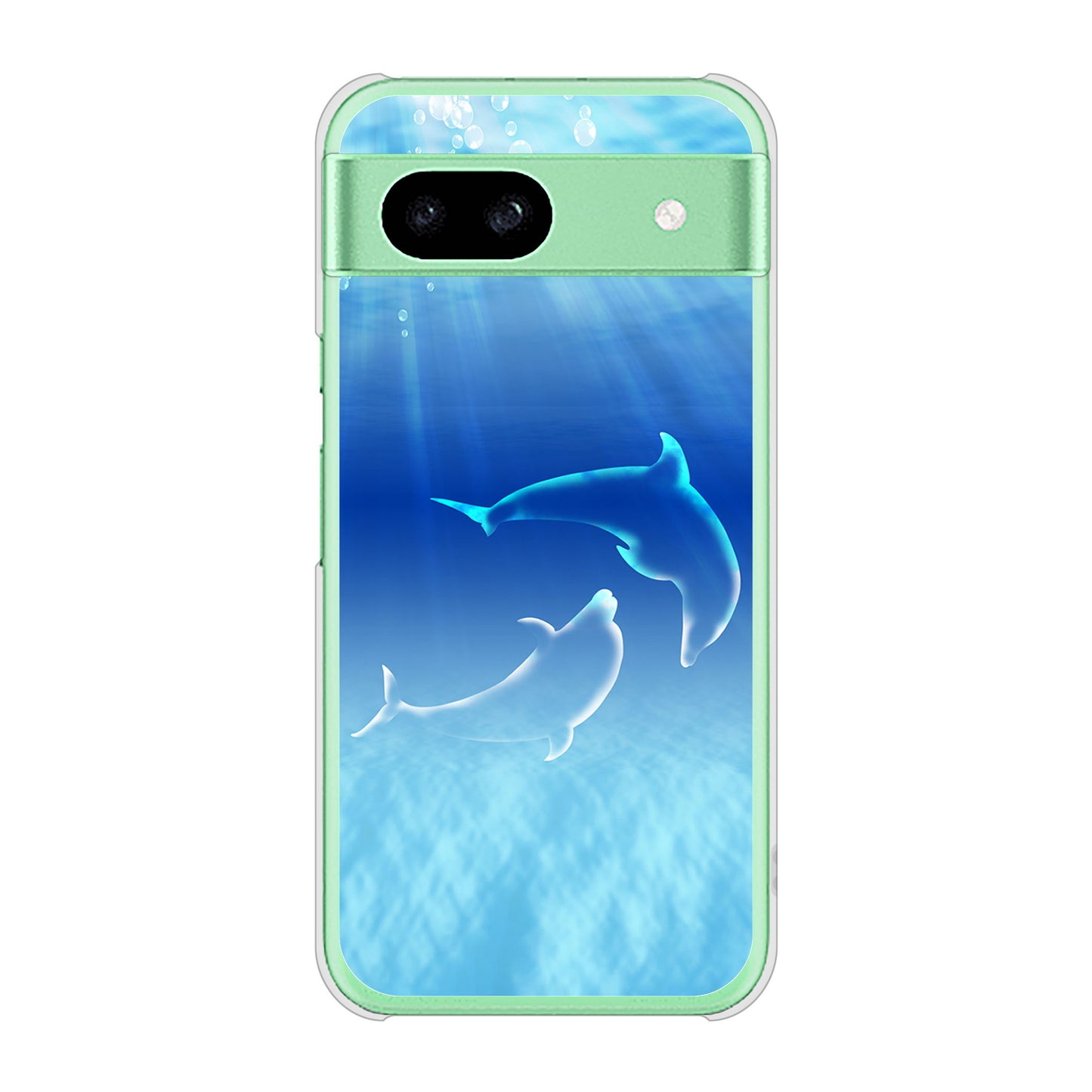 Google Pixel 8a 高画質仕上げ 背面印刷 ハードケース海の守り神