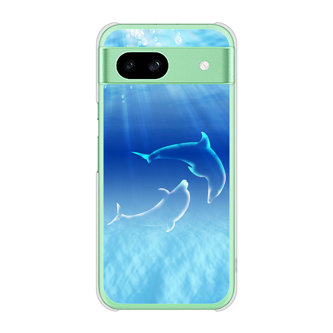 Google Pixel 8a 高画質仕上げ 背面印刷 ハードケース海の守り神