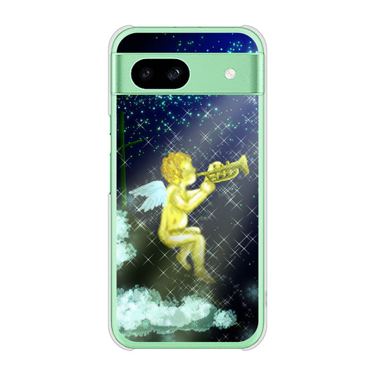 Google Pixel 8a 高画質仕上げ 背面印刷 ハードケース 【1248 天使の演奏】