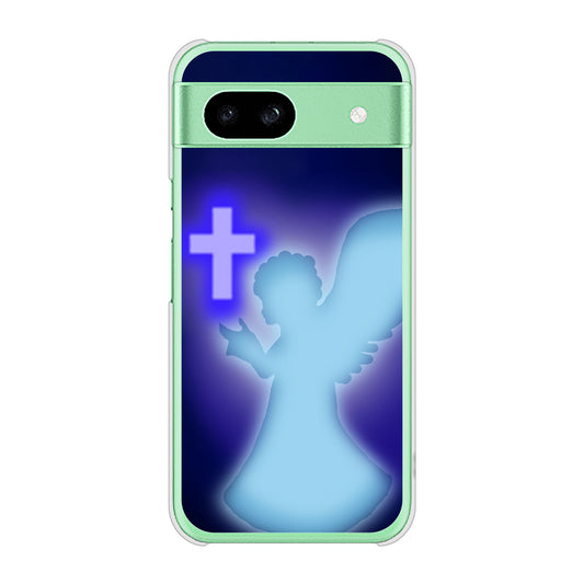 Google Pixel 8a 高画質仕上げ 背面印刷 ハードケース 【1249 祈りを捧げる天使】