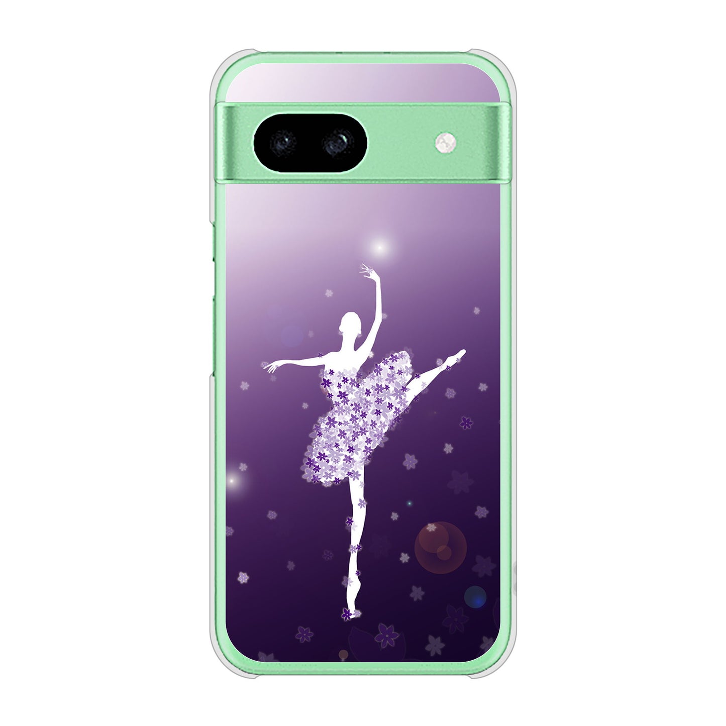 Google Pixel 8a 高画質仕上げ 背面印刷 ハードケース 【1256 バレリーナ】