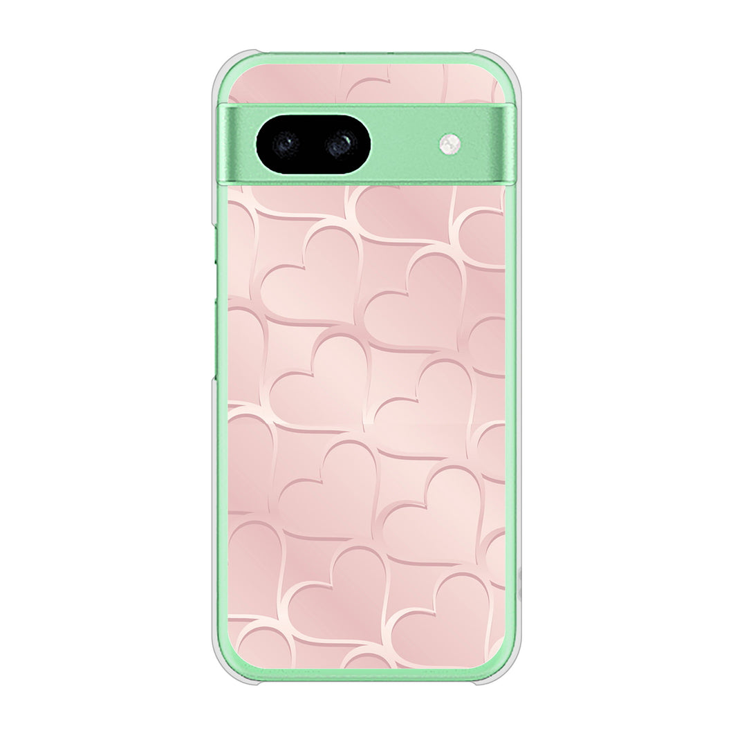 Google Pixel 8a 高画質仕上げ 背面印刷 ハードケースかくれハート
