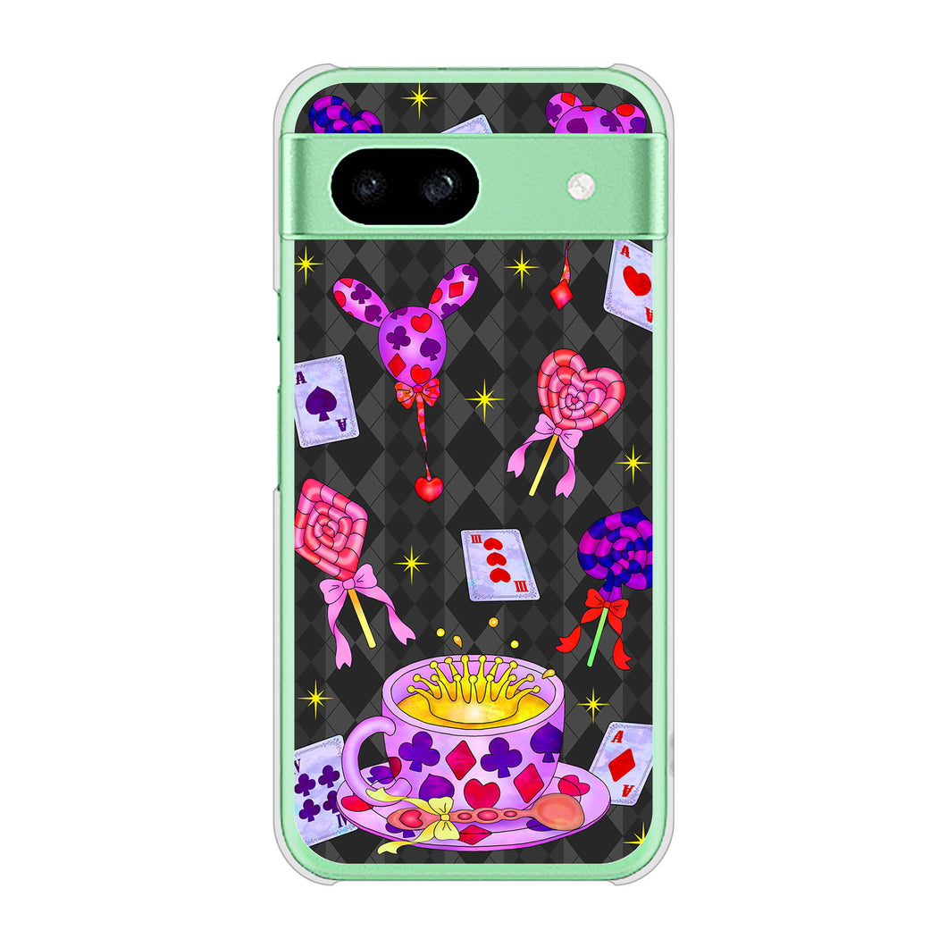 Google Pixel 8a 高画質仕上げ 背面印刷 ハードケースむかいあぐる トランプティー