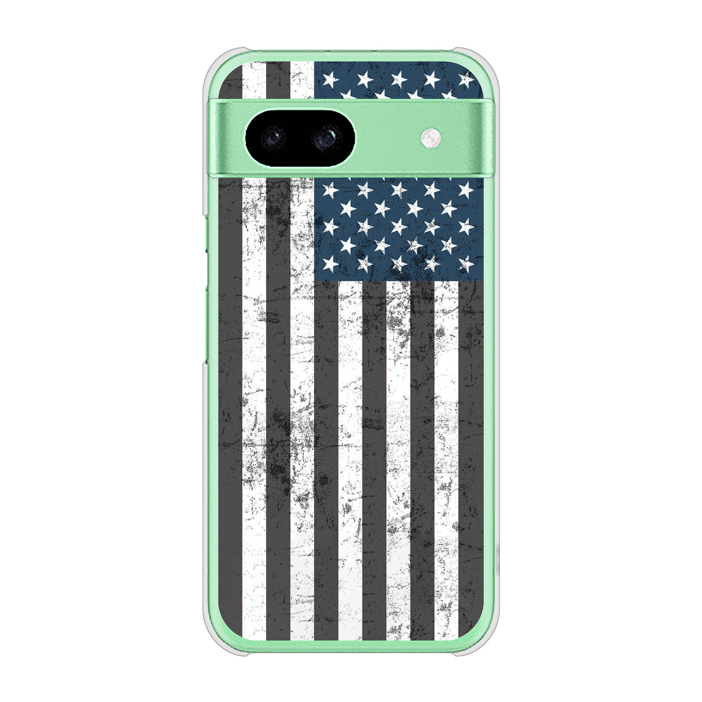 Google Pixel 8a 高画質仕上げ 背面印刷 ハードケース 【EK864 アメリカンフラッグビンテージ】
