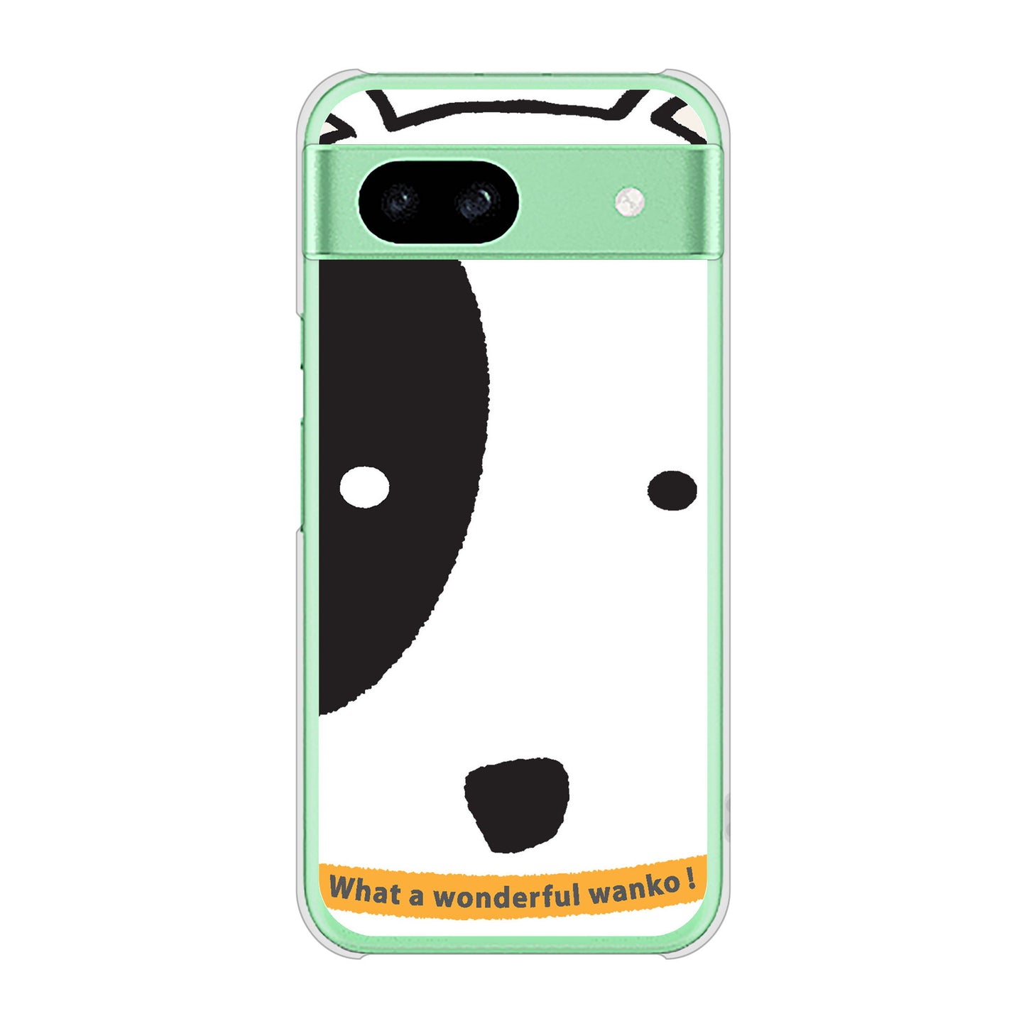Google Pixel 8a 高画質仕上げ 背面印刷 ハードケース 【IA800 わんこ】