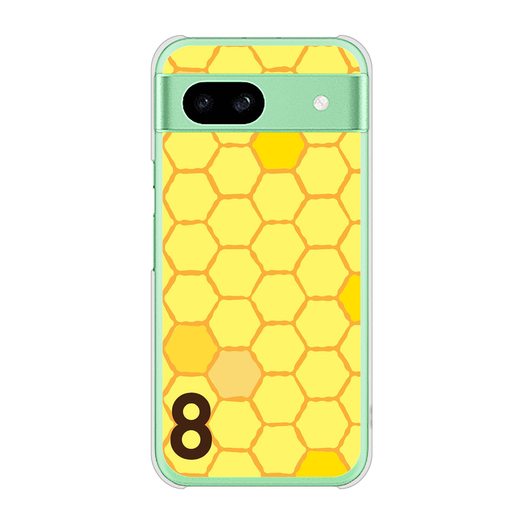 Google Pixel 8a 高画質仕上げ 背面印刷 ハードケース 【IB913 はちの巣】