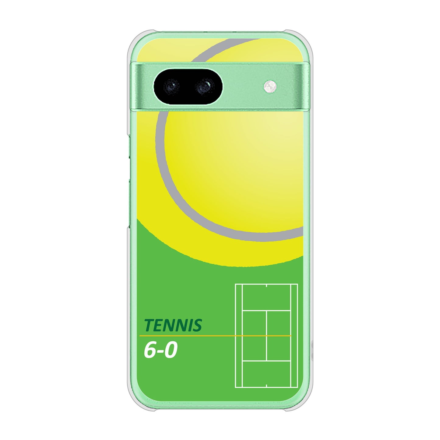 Google Pixel 8a 高画質仕上げ 背面印刷 ハードケース 【IB920 TENNIS】